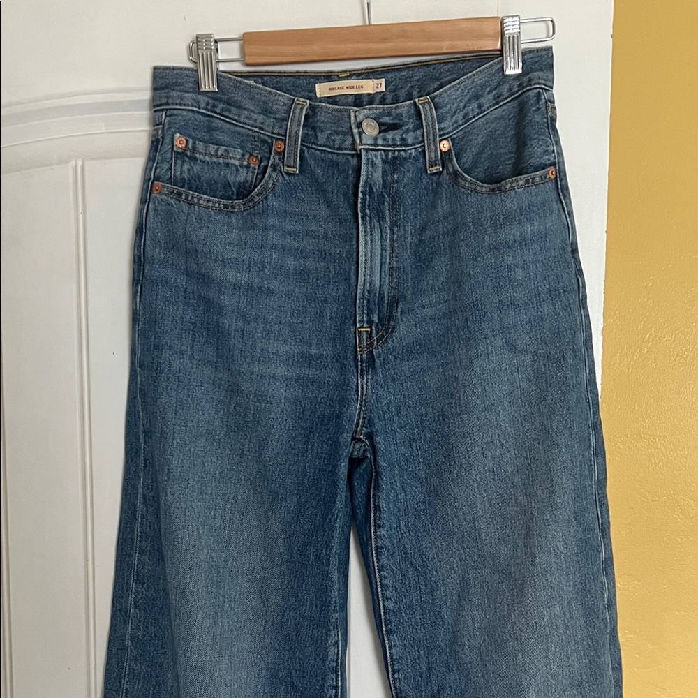 Levi's Blue Flare & Wide Leg Jeans